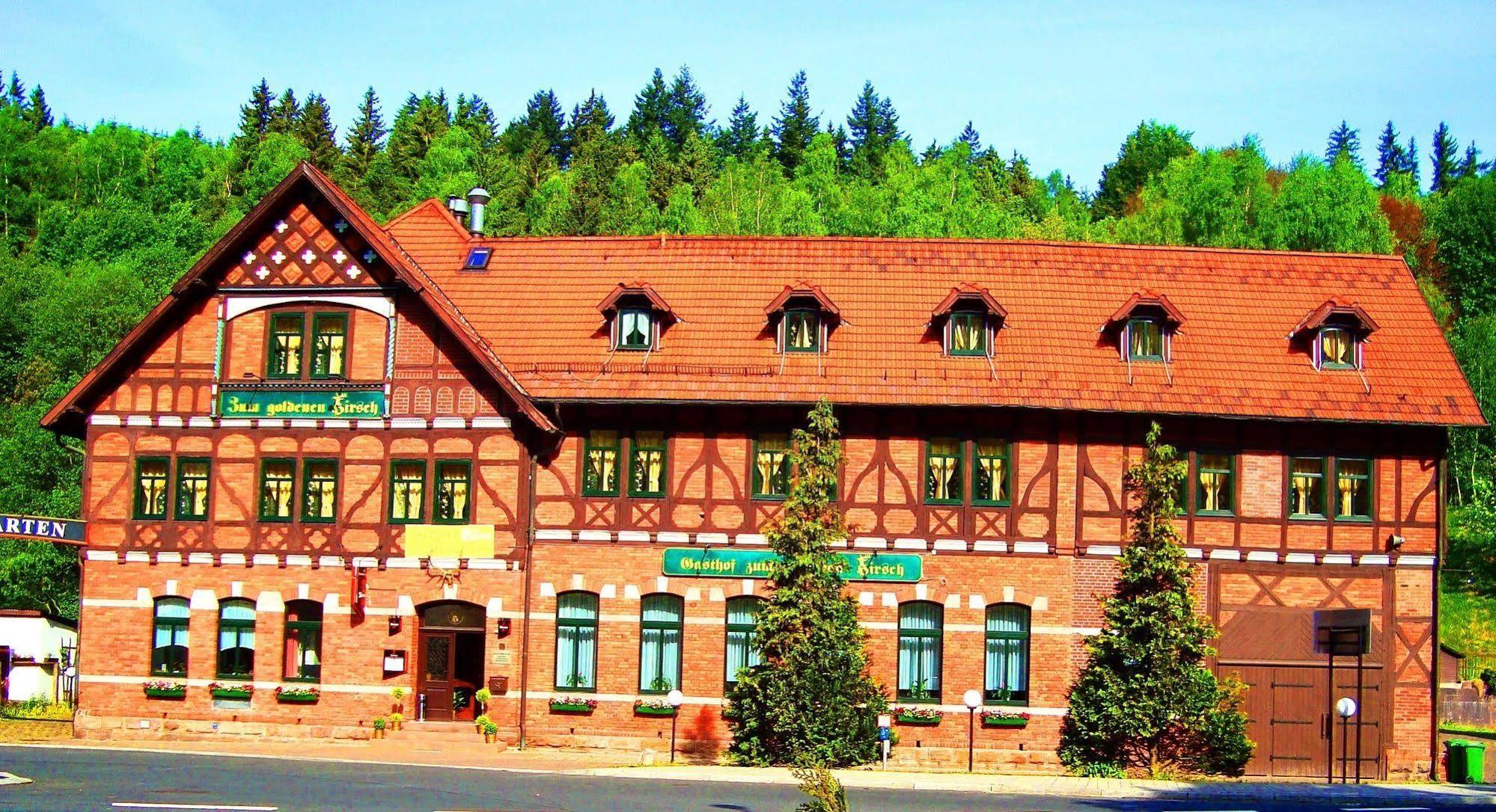 Hotel Zum Goldenen Hirsch Sankt Kilian Esterno foto